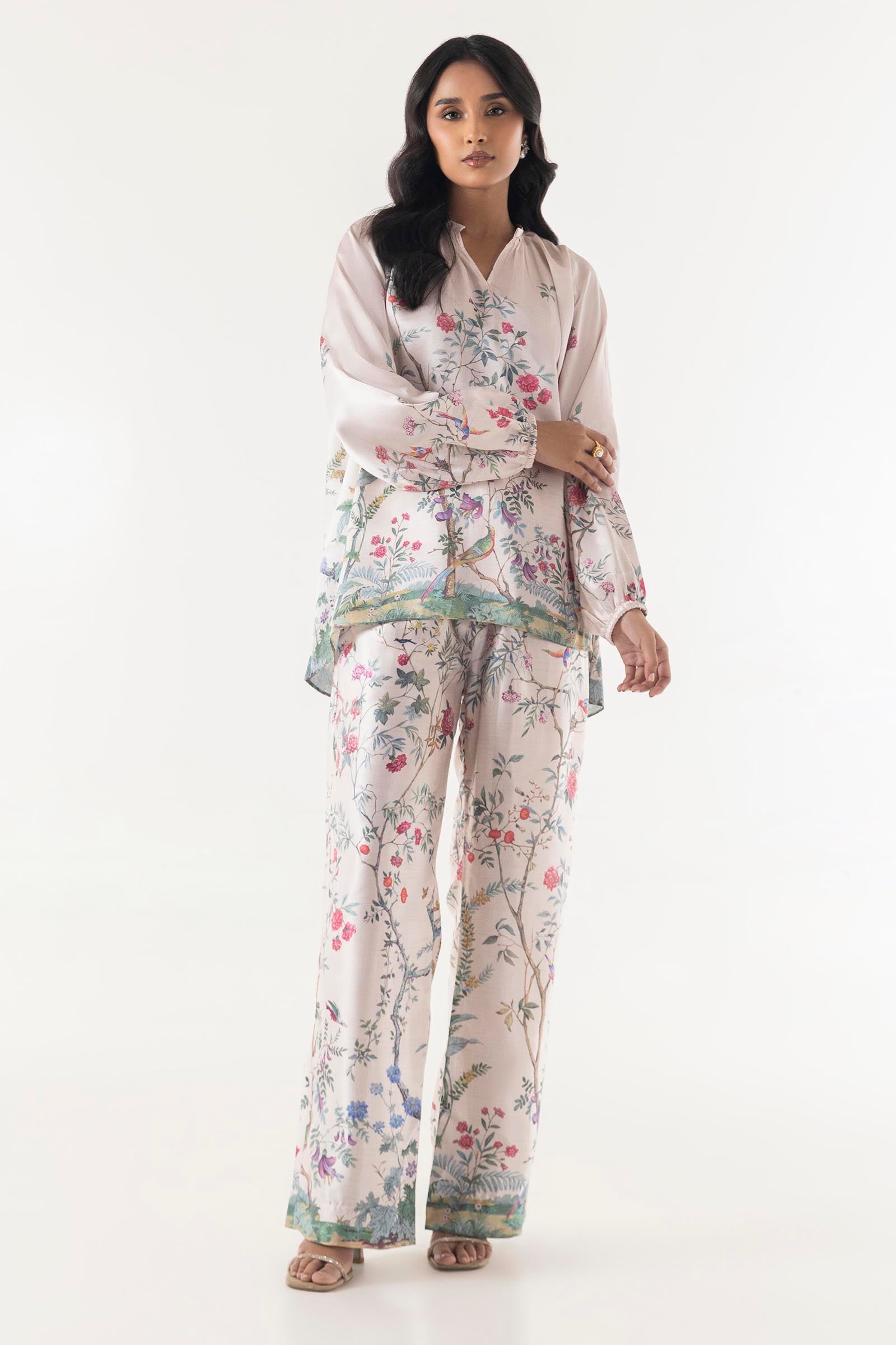 Stitched Printed Cord Set Main image