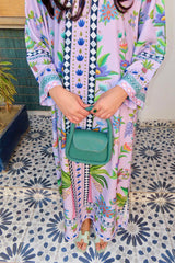 Stitched Printed Lawn West Shirt