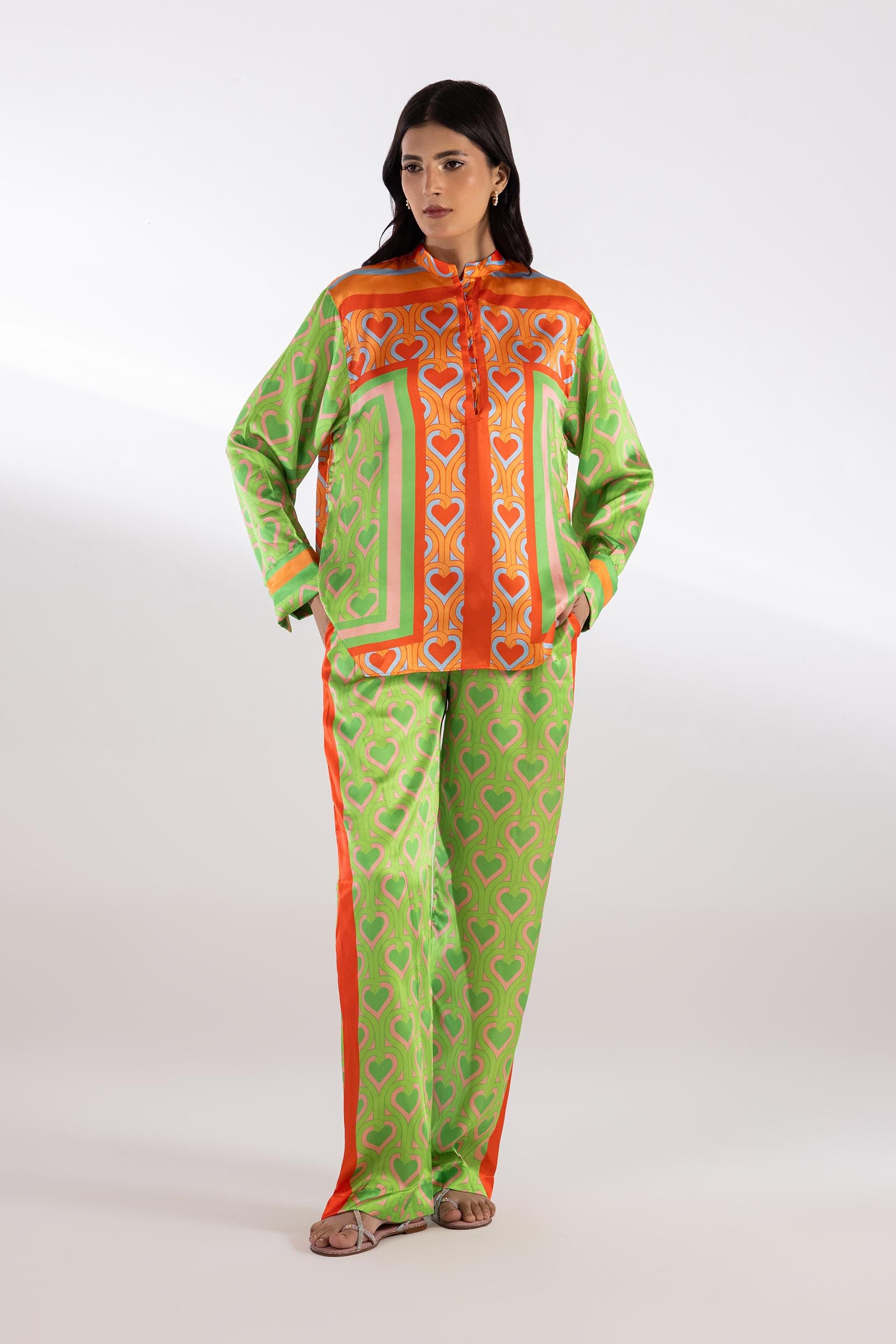 Stitched Printed Co-ord Set Main image