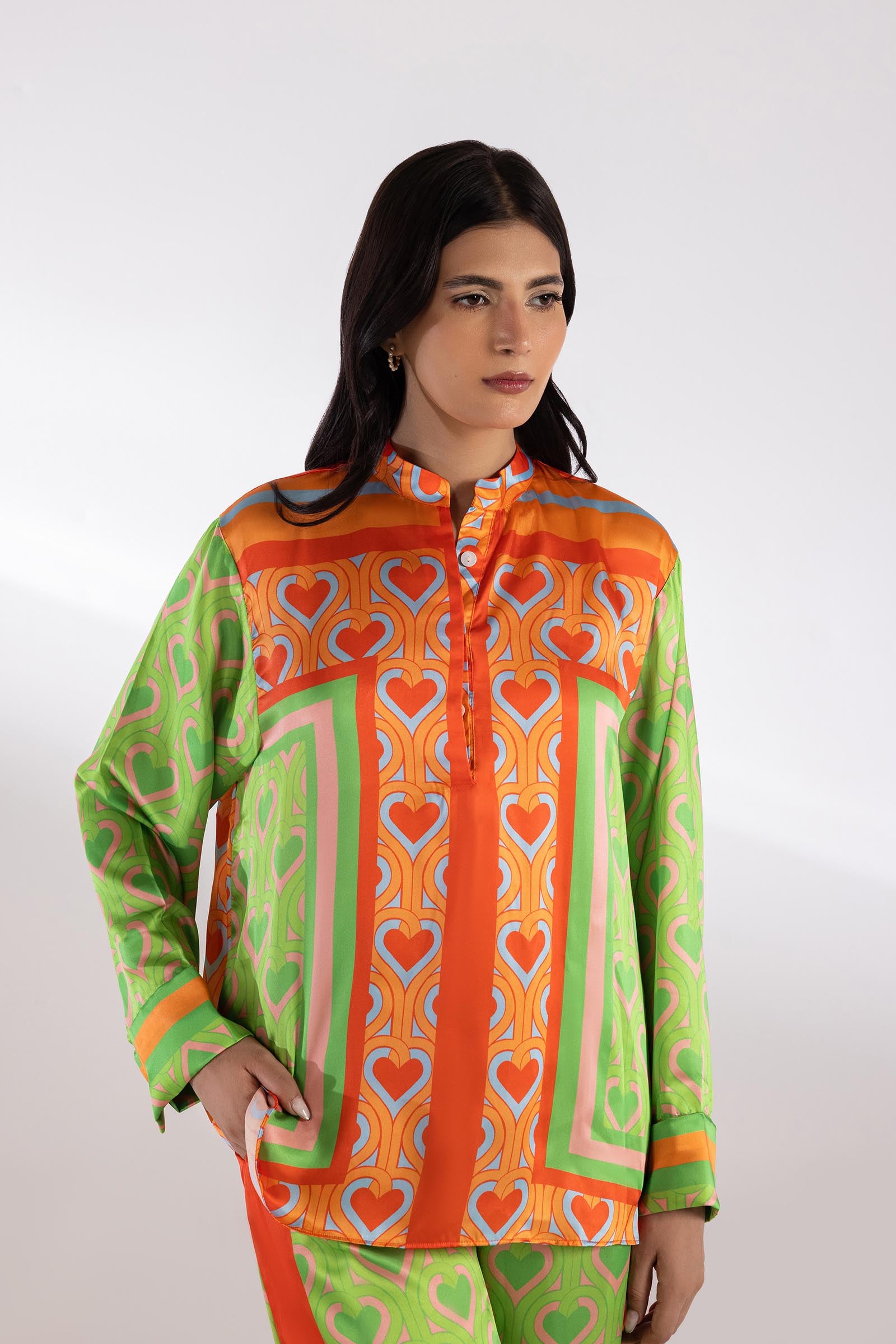 Stitched Printed Co-ord Set Secondary image