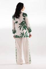 Stitched Printed Wesst Lawn Shirt + Culotte