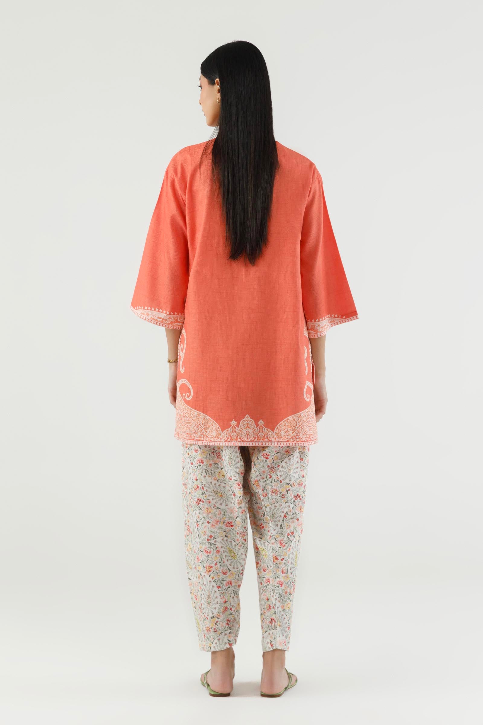 Stitched Printed Dobby Shirt+ Shalwar