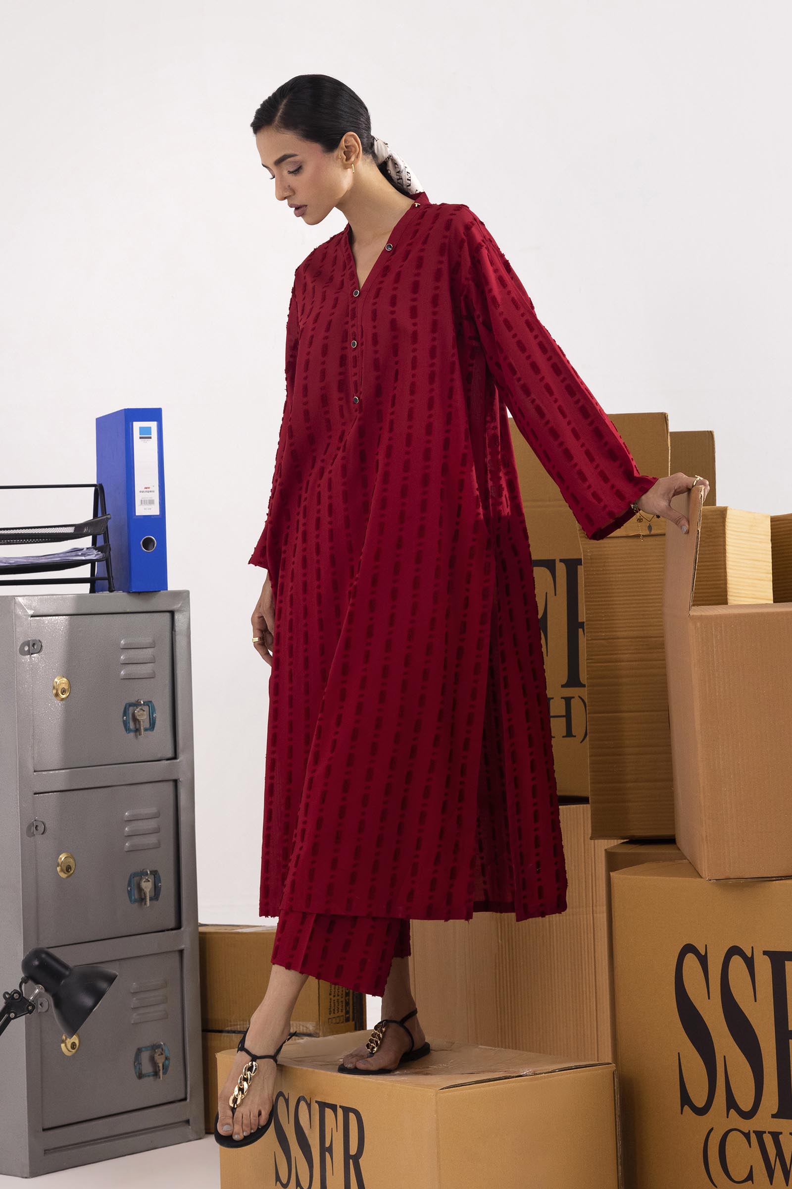 Stitched Brochia Shirt + Culotte Secondary image