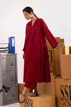 Stitched Brochia Shirt + Culotte