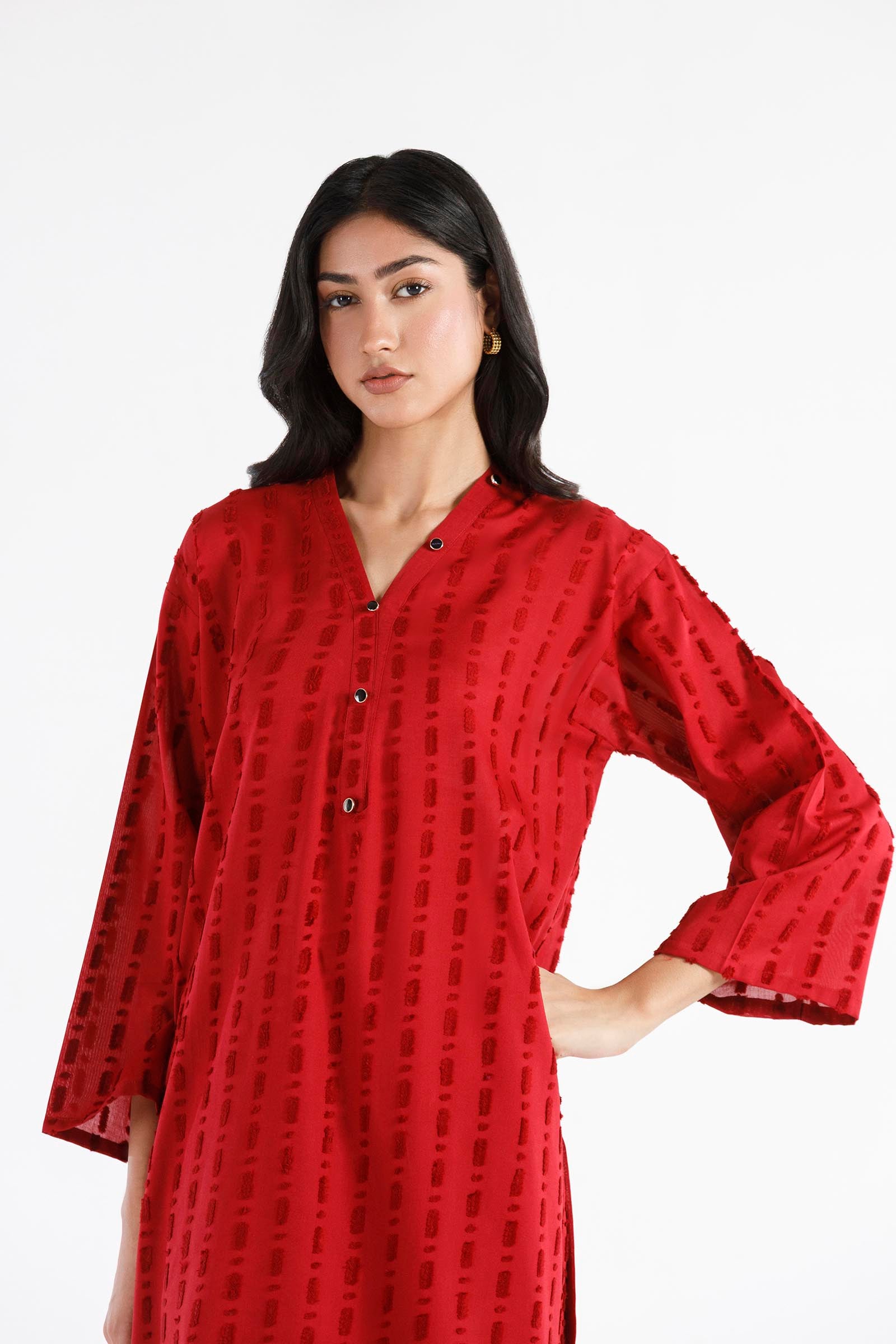Stitched Brochia Shirt + Culotte