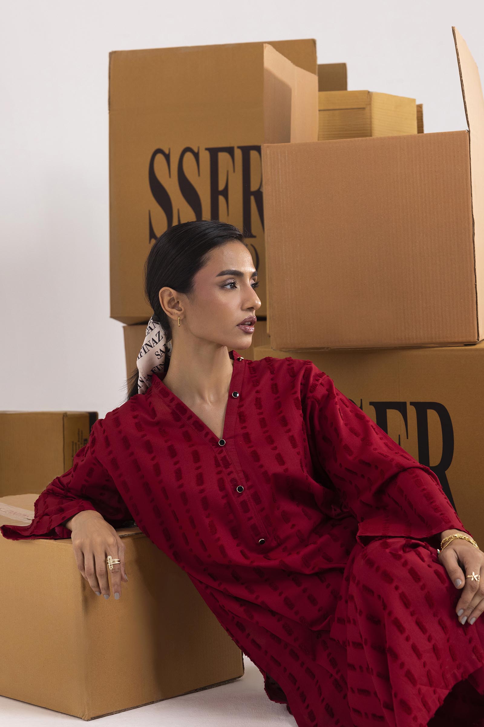 Stitched Brochia Shirt + Culotte