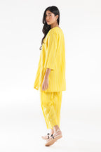 Stitched Dyed Brochia Shirt + Culotte