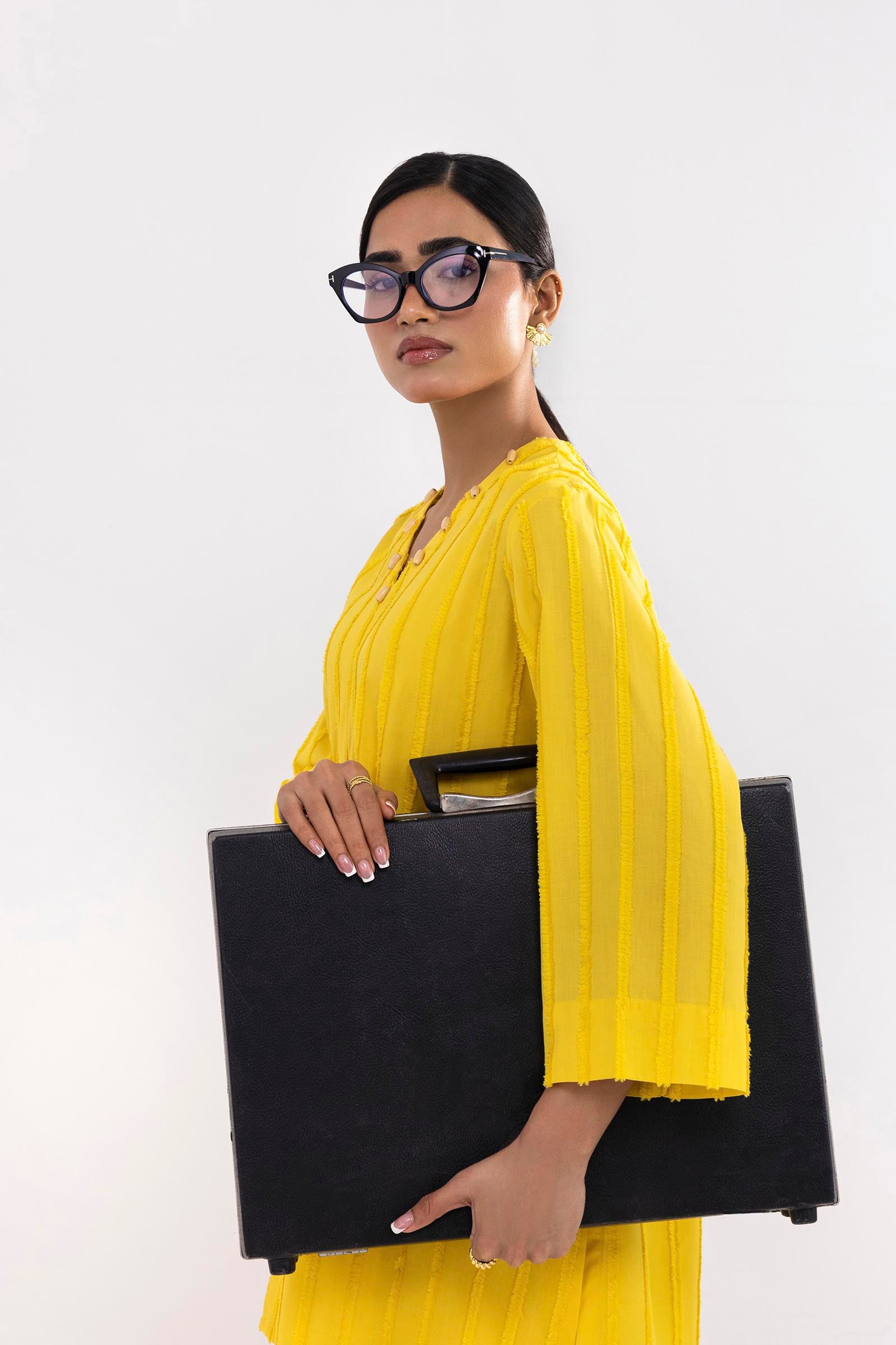 Stitched Dyed Brochia Shirt + Culotte Secondary image