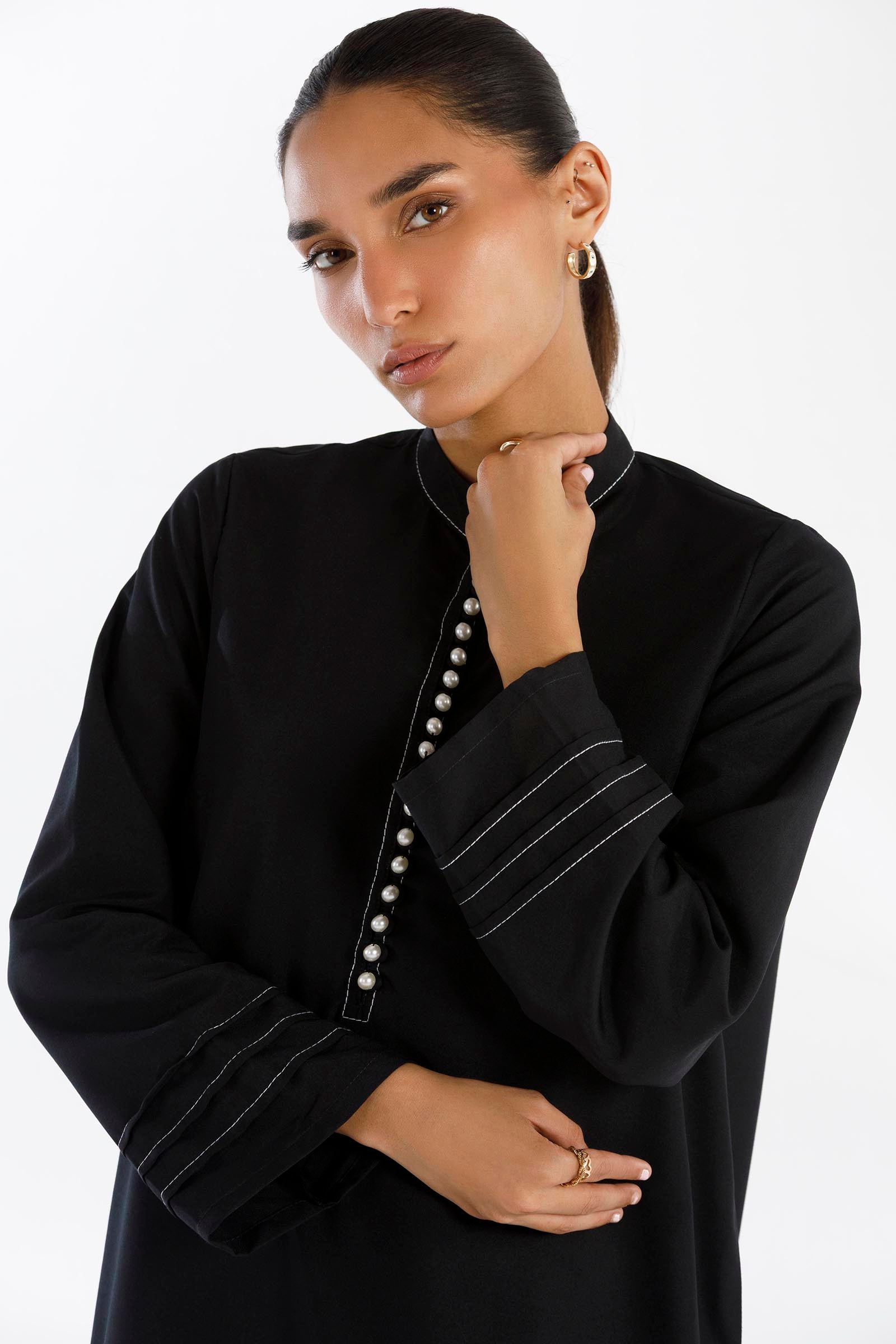 Stitched Linen Shirt+ Culotte