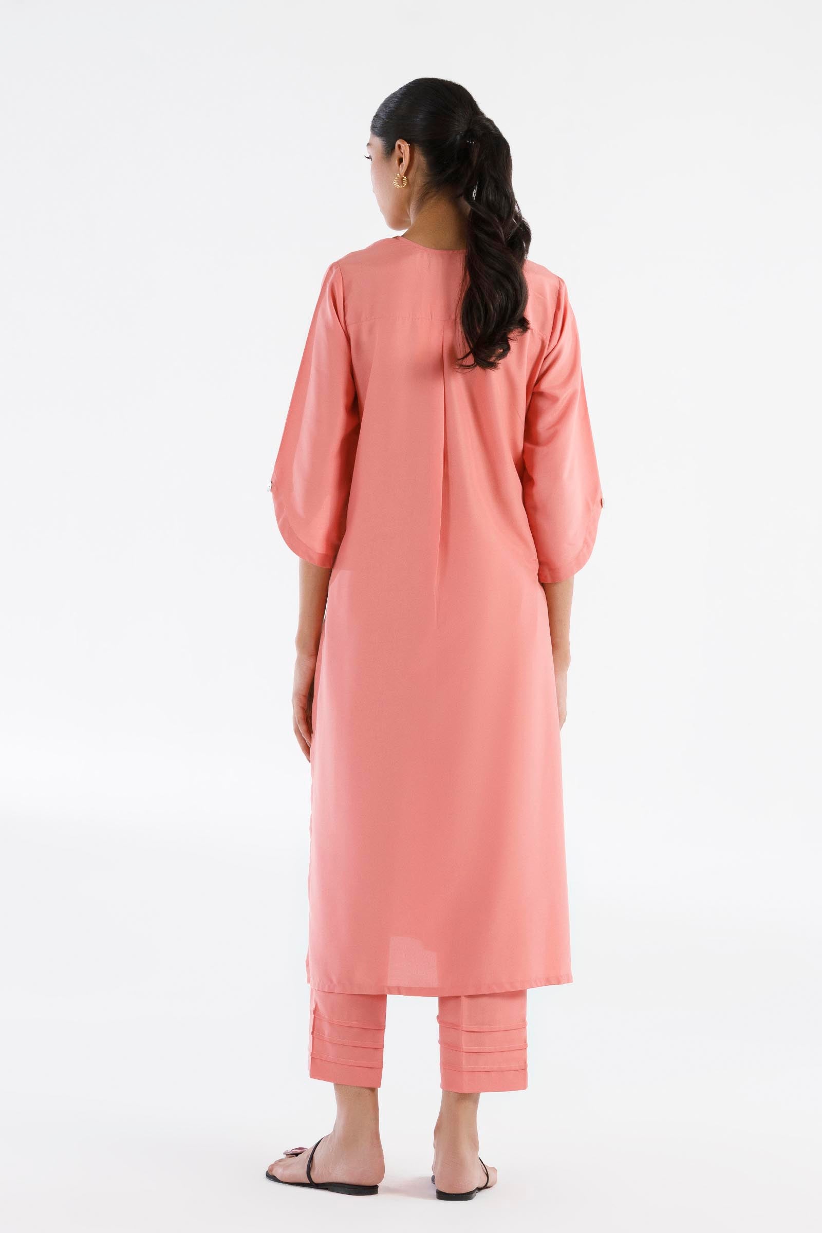 Stitched Linen Shirt+ Culotte