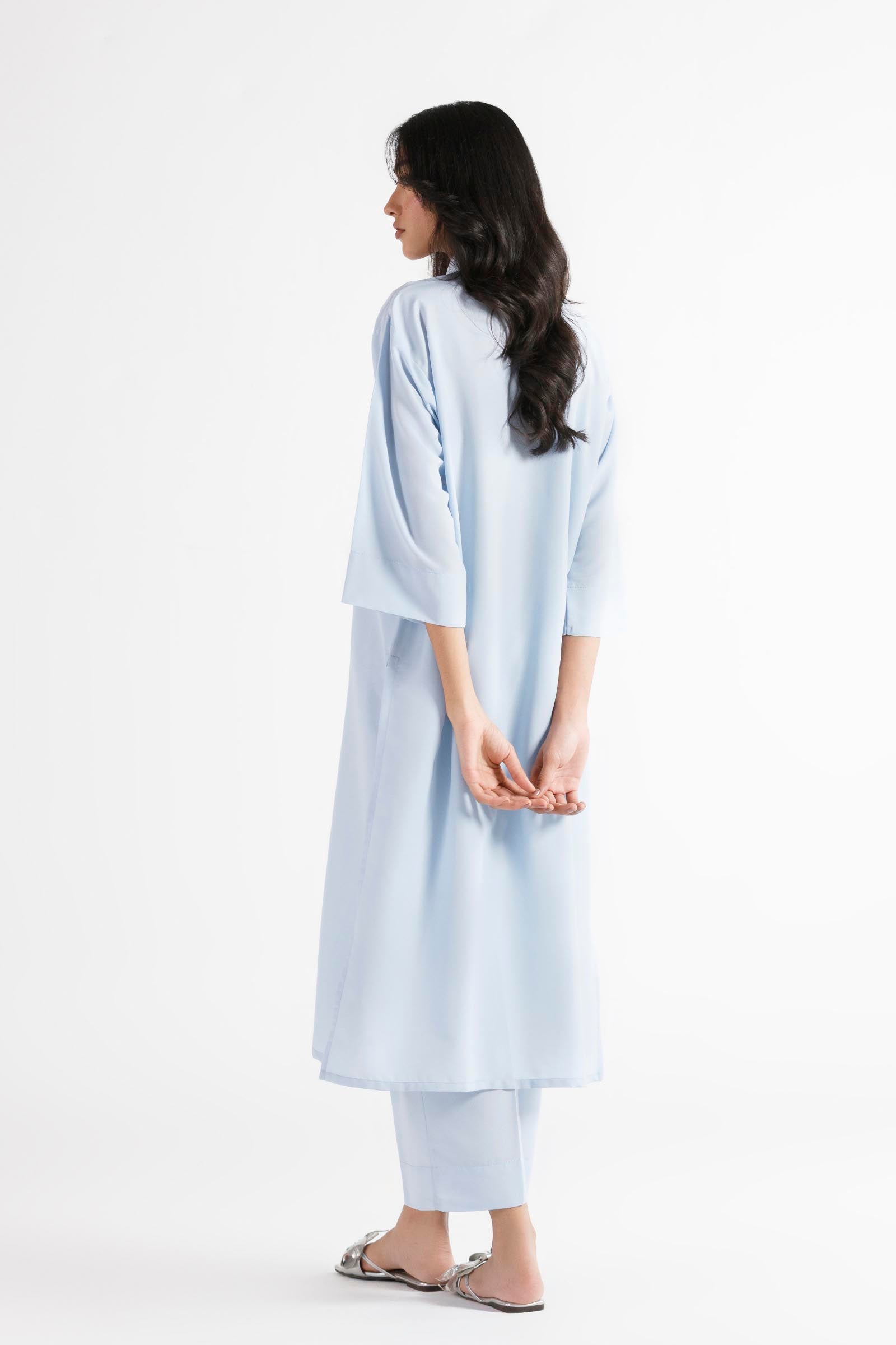 Stitched Linen Shirt+Culotte