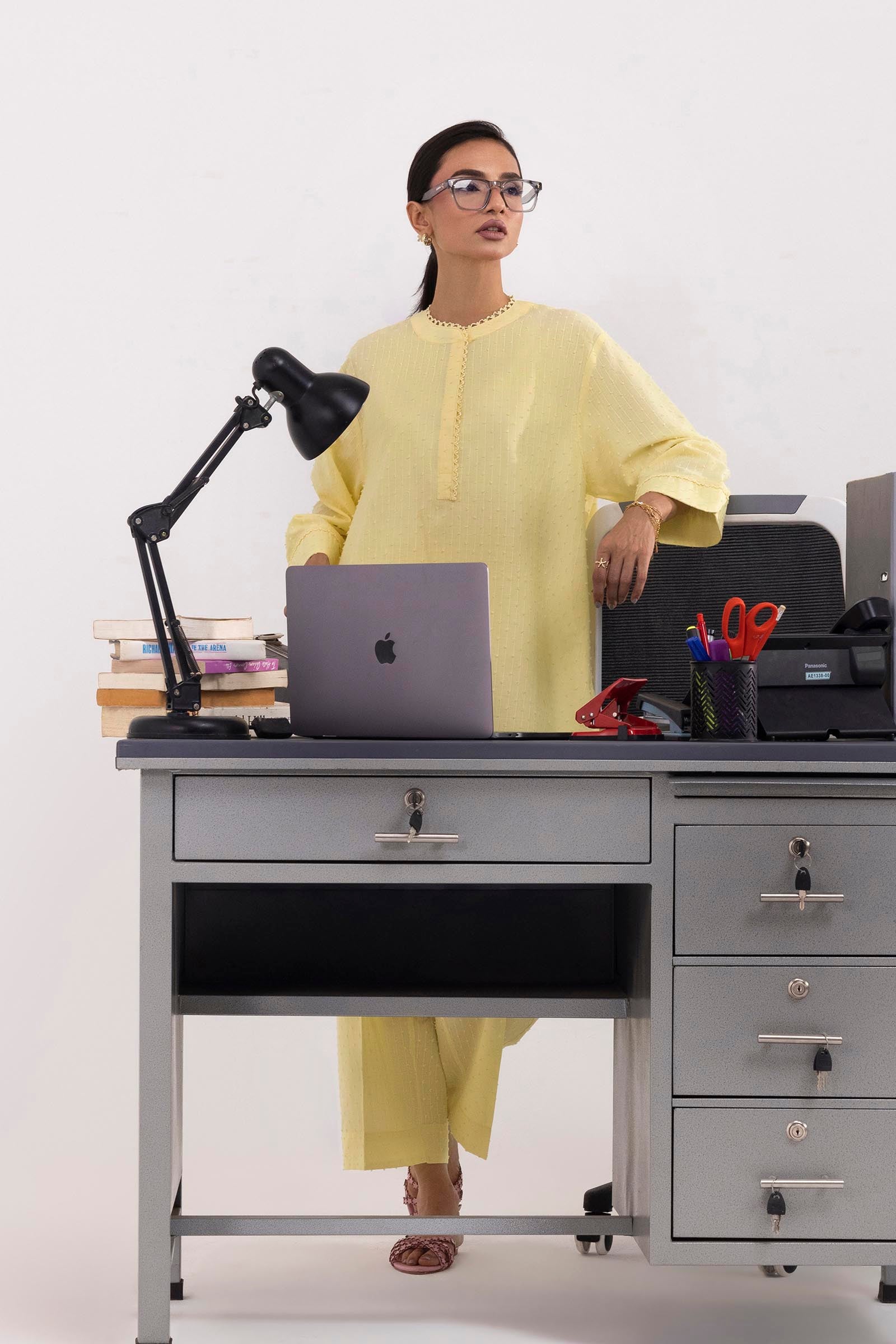 Stitched Linen Shirt+ Culotte Secondary image
