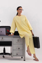 Stitched Linen Shirt+ Culotte