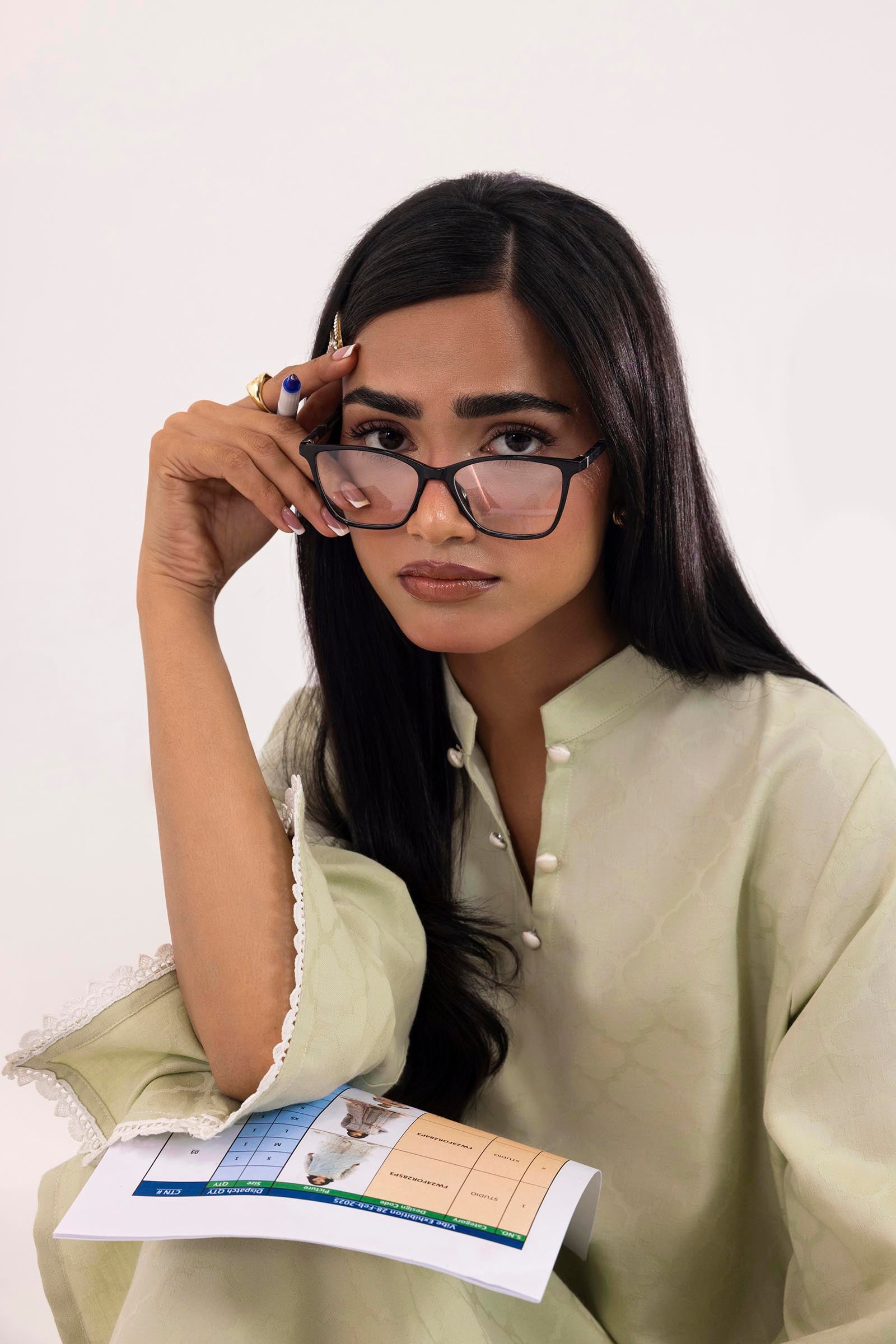 Stitched Dobby Shirt+Culotte