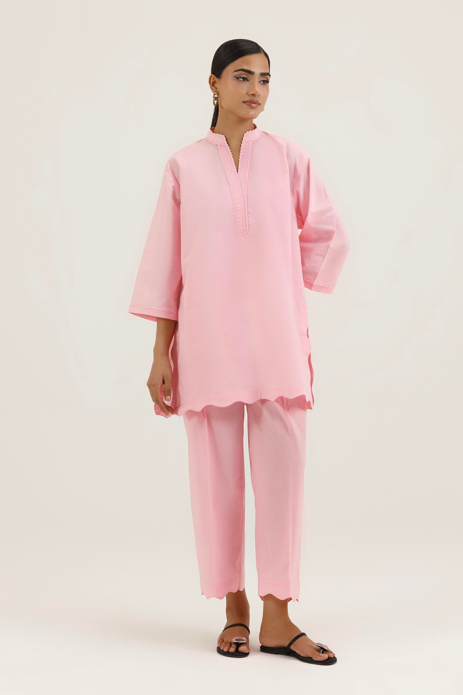 Stitched Lawn Shirt+ Culotte Main image