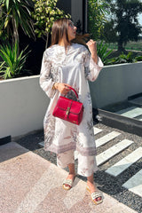 Stitched Printed Slub Shirt + Culotte