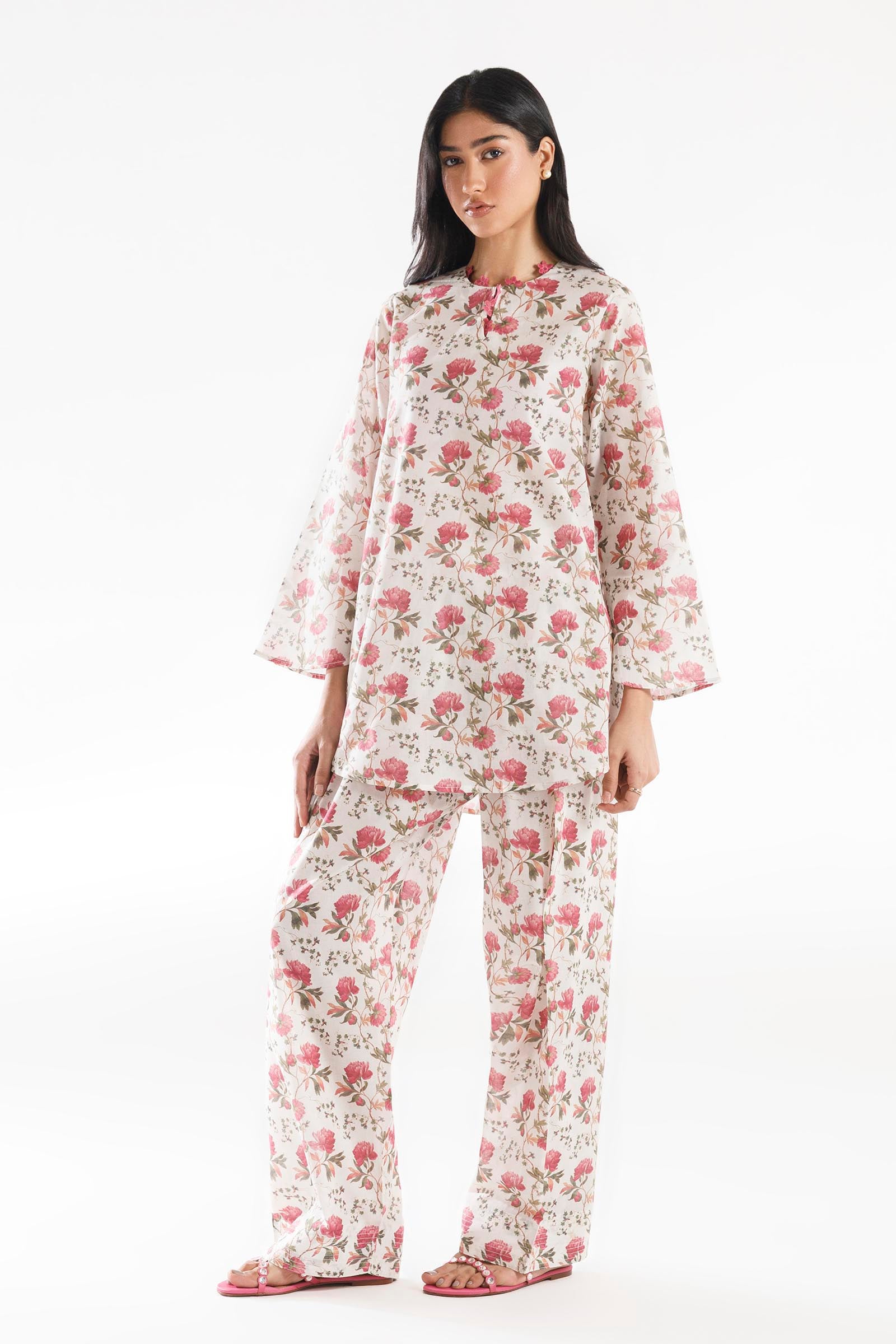 Stitched Printed Lawn Shirt + Shalwar Main image