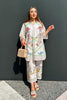 Stitched Printed Slub Shirt + Culotte