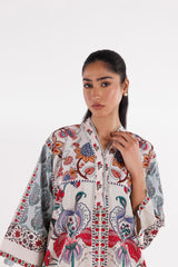 Stitched Printed Slub Shirt + Shalwar