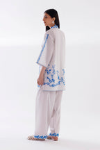 Stitched Printed Slub Shirt + Shalwar