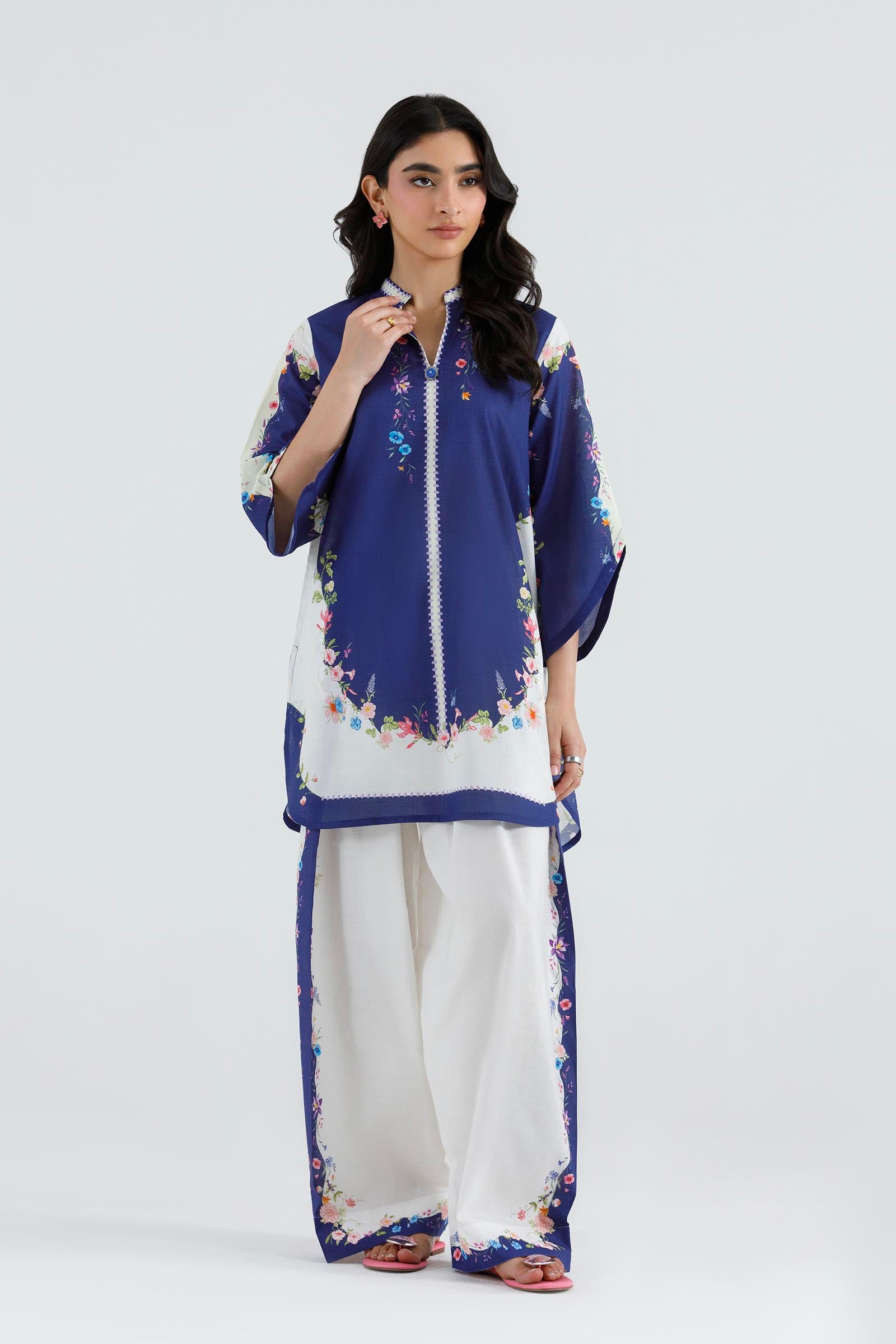 Stitched Printed Lawn Shirt+ Shalwar Main image