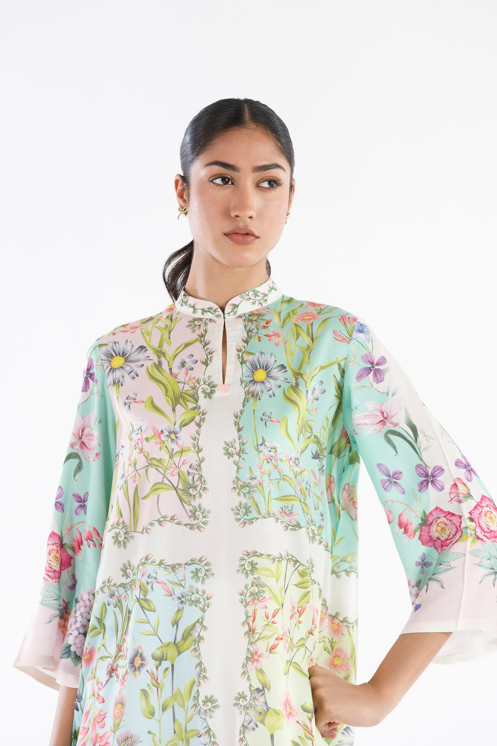 Stitched Printed Linen Shirt + Shalwar Secondary image