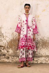 Stitched Printed Viscose Shirt + Culotte