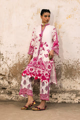 Stitched Printed Viscose Shirt + Culotte