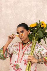 Stitched Printed Viscose Shirt + Culotte