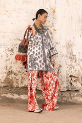 Stitched Printed Viscose Shirt + Shalwar