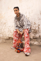 Stitched Printed Viscose Shirt + Shalwar