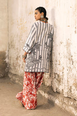 Stitched Printed Viscose Shirt + Shalwar