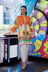 Stitched Printed Lawn Shirt + Shalwar