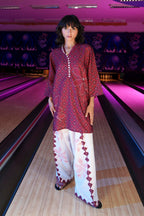 Stitched Printed Viscose Shirt + Shalwar