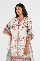 Stitched Printed Lawn Shirt + Dupatta