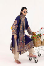 Stitched Printed Linen Shirt+ Dupatta