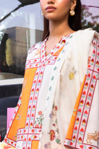 Stitched Printed Lawn Shirt + Dupatta