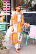 Stitched Printed Lawn Shirt + Dupatta