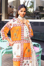 Stitched Printed Lawn Shirt + Dupatta
