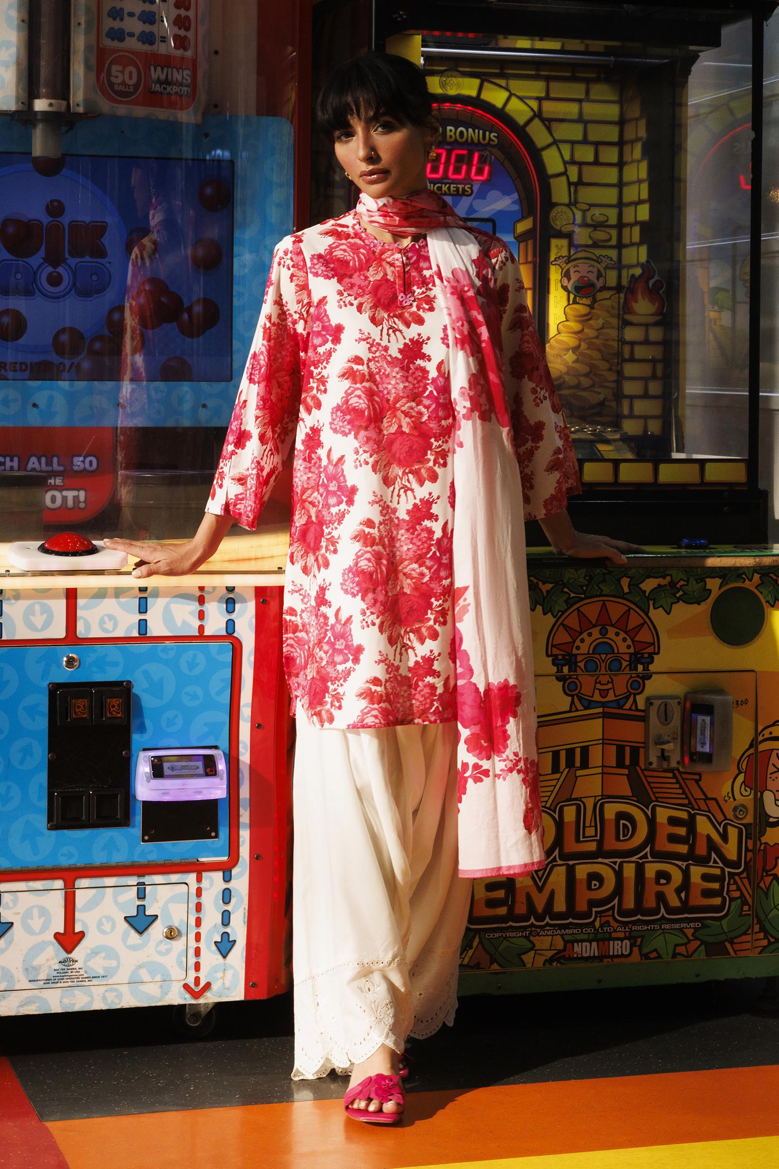 Stitched Printed Lawn Shirt + Dupatta Main image