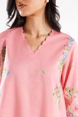 Stitched Printed Lawn Shirt + Culotte