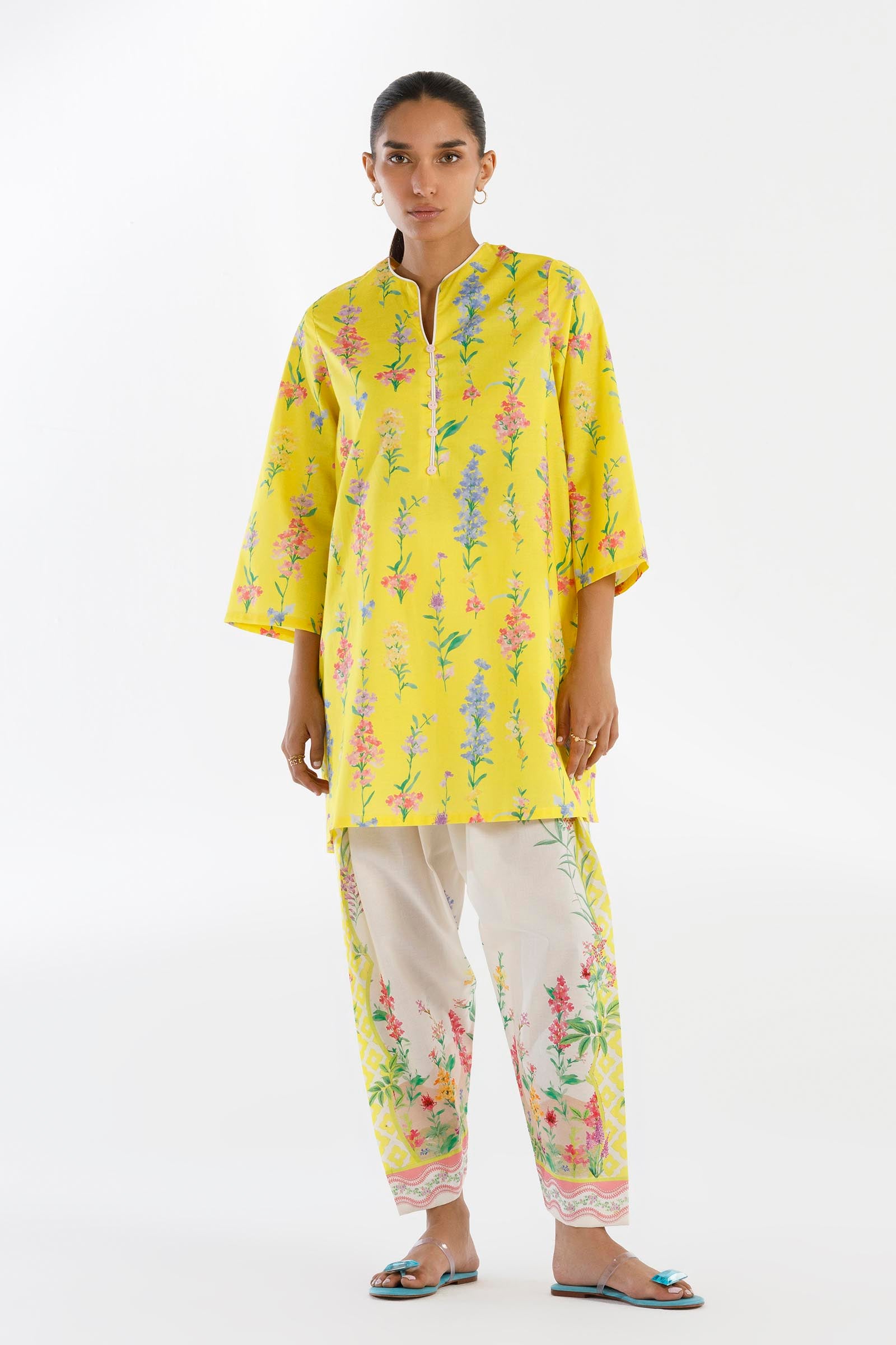 Stitched Printed Lawn Shirt+ Shalwar Main image
