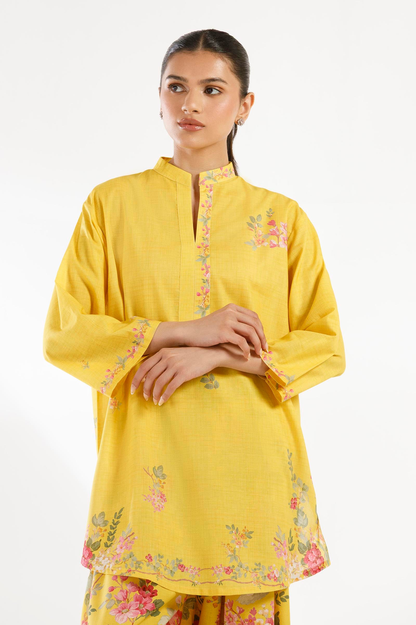 Stitched Printed Lawn Shirt+ Shalwar Secondary image