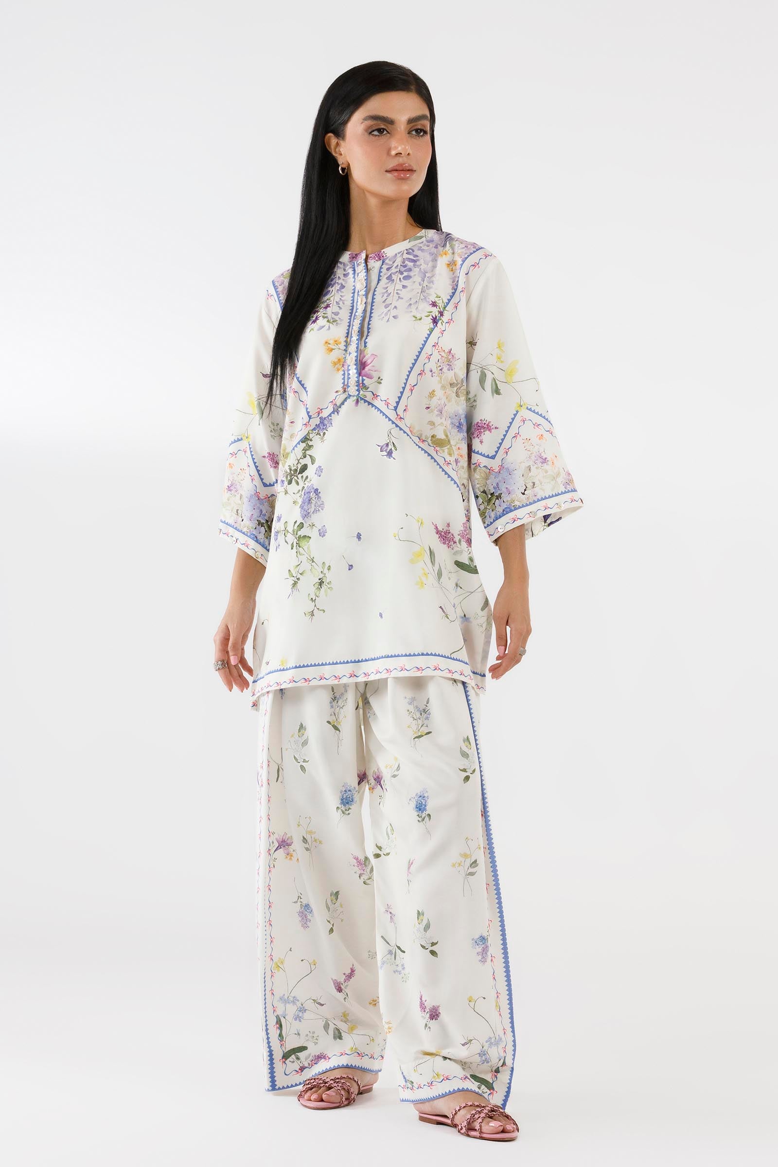 Stitched Printed Viscose Shirt+ Shalwar Main image