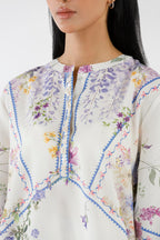 Stitched Printed Viscose Shirt+ Shalwar