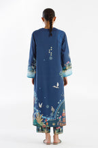 Stitched Printed Lawn Shirt+ Culotte