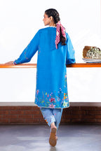 Stitched Printed Viscose Shirt+ Shalwar