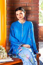 Stitched Printed Viscose Shirt+ Shalwar