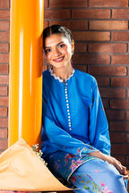 Stitched Printed Viscose Shirt+ Shalwar