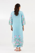 Stitched Printed Viscose Shirt+ Culotte